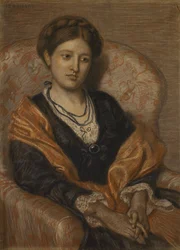 Porträt von Miss Iza Duffus Hardy